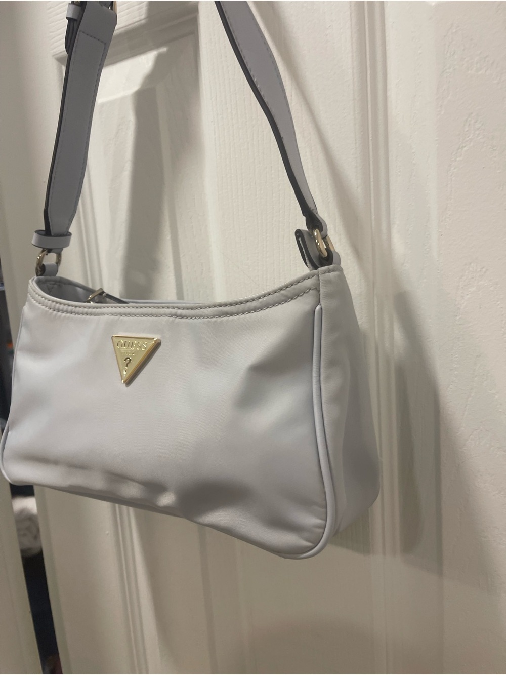Guess light baby blue lavander small  shoulder bag